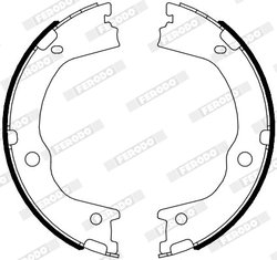 SET SABOTI FRANA FERODO FSB4089 - Compatibil cu HYUNDAI, KIA, SSANGYONG