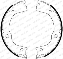SET SABOTI FRANA FERODO FSB4089 - Compatibil cu HYUNDAI, KIA, SSANGYONG