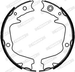 SET SABOTI FRANA FERODO FSB4112 - Compatibil cu SUBARU