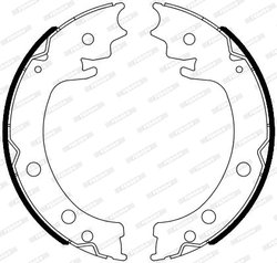 SET SABOTI FRANA FERODO FSB4116 - Compatibil cu SUZUKI