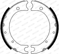 Set saboti frana Ferodo FSB4119