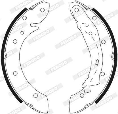 Set saboti frana Ferodo FSB567
