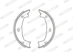 Set saboti frana Ferodo FSB592