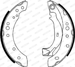 Set saboti frana Ferodo FSB626