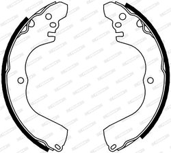 SET SABOTI FRANA FERODO FSB638 - Compatibil cu MITSUBISHI