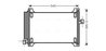 RADIATOR CLIMATIZARE AVA QUALITY COOLING FT5327D - Compatibil cu FIAT