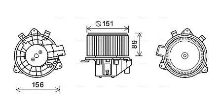 Ventilator habitaclu Ava Quality Cooling FT8439