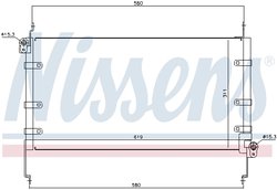 RADIATOR CLIMATIZARE AVA QUALITY COOLING FTA5127 - Compatibil cu FIAT