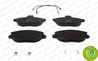 SET PLACUTE FRANA FERODO FVR1002 - Compatibil cu CITROEN, FIAT, PEUGEOT, SCANIA