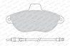 SET PLACUTE FRANA FERODO FVR1002 - Compatibil cu CITROEN, FIAT, PEUGEOT, SCANIA