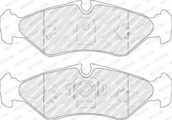Set placute frana Ferodo FVR1039