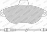 SET PLACUTE FRANA FERODO FVR1002 - Compatibil cu CITROEN, FIAT, PEUGEOT, SCANIA