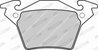 SET PLACUTE FRANA FERODO FVR1305 - Compatibil cu MERCEDES-BENZ