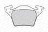 SET PLACUTE FRANA FERODO FVR1305 - Compatibil cu MERCEDES-BENZ