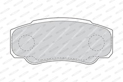 SET PLACUTE FRANA FERODO FVR1480 - Compatibil cu CITROEN, FIAT, PEUGEOT