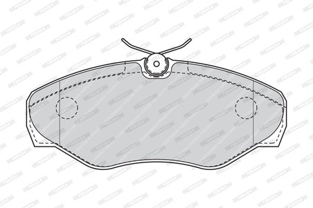 Set placute frana Ferodo FVR1515