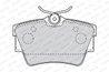 SET PLACUTE FRANA FERODO FVR1516 - Compatibil cu FIAT, NISSAN, OPEL, RENAULT, VAUXHALL
