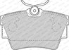 SET PLACUTE FRANA FERODO FVR1516 - Compatibil cu FIAT, NISSAN, OPEL, RENAULT, VAUXHALL