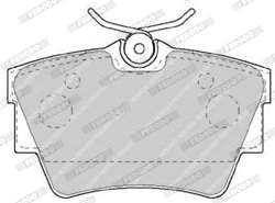 SET PLACUTE FRANA FERODO FVR1516 - Compatibil cu FIAT, NISSAN, OPEL, RENAULT, VAUXHALL