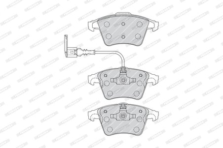 Set placute frana Ferodo FVR1643