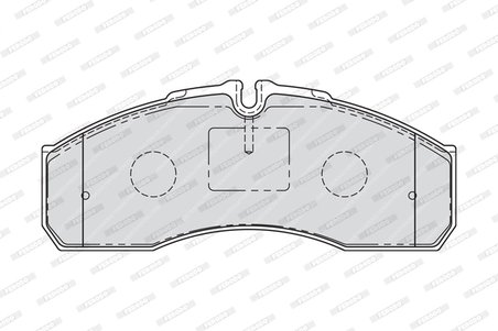 SET PLACUTE FRANA FERODO FVR1791 - Compatibil cu MERCEDES-BENZ, NISSAN, RENAULT TRUCKS