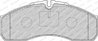 SET PLACUTE FRANA FERODO FVR1791 - Compatibil cu MERCEDES-BENZ, NISSAN, RENAULT TRUCKS