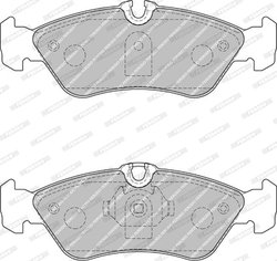 Set placute frana Ferodo FVR1876