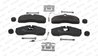 SET PLACUTE FRANA FERODO FVR1791 - Compatibil cu MERCEDES-BENZ, NISSAN, RENAULT TRUCKS
