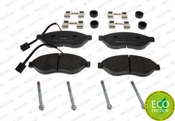 SET PLACUTE FRANA FERODO FVR1923 - Compatibil cu CITROEN, FIAT, PEUGEOT