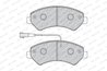 SET PLACUTE FRANA FERODO FVR1926 - Compatibil cu CITROEN, FIAT, OPEL, PEUGEOT, VAUXHALL