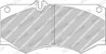 SET PLACUTE FRANA FERODO FVR239 - Compatibil cu MAHINDRA, MERCEDES-BENZ, OLTCIT, PUCH, VW