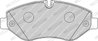 SET PLACUTE FRANA FERODO FVR4036 - Compatibil cu IVECO