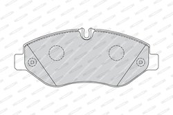 SET PLACUTE FRANA FERODO FVR4036 - Compatibil cu IVECO