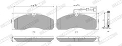 Set placute frana Ferodo FVR4248
