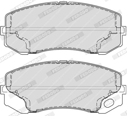 Set placute frana Ferodo FVR4314