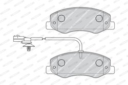 Set placute frana Ferodo FVR4349