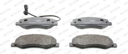 SET PLACUTE FRANA FERODO FVR4349 - Compatibil cu NISSAN, OPEL, RENAULT, VAUXHALL