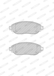 Set placute frana Ferodo FVR4840