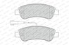 SET PLACUTE FRANA FERODO FVR4910 - Compatibil cu CITROEN, FIAT, OPEL, PEUGEOT, VAUXHALL