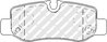 SET PLACUTE FRANA FERODO FVR5013 - Compatibil cu MERCEDES-BENZ
