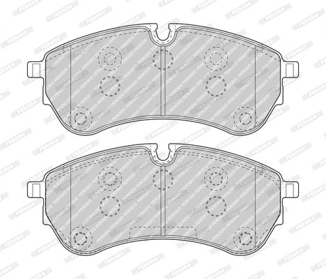 SET PLACUTE FRANA FERODO FVR5067 - Compatibil cu MAN, VW