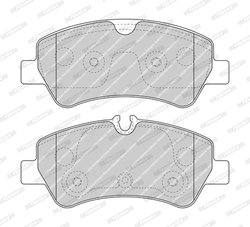 Set placute frana Ferodo FVR5075