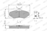 SET PLACUTE FRANA FERODO FVR517 - Compatibil cu VW
