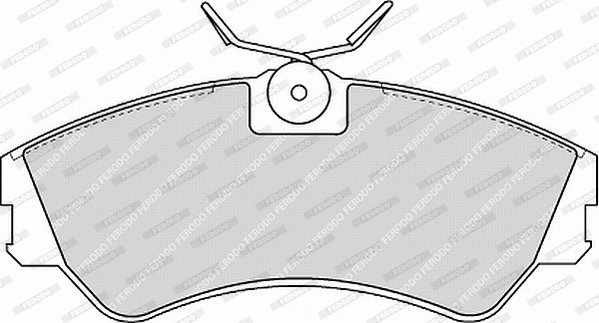 Set placute frana Ferodo FVR785