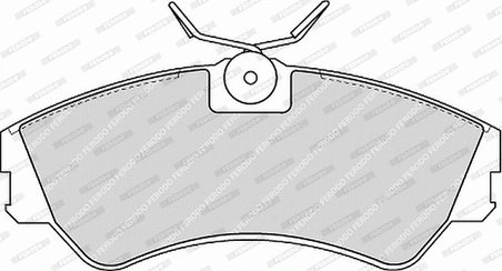 Set placute frana Ferodo FVR785