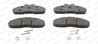 SET PLACUTE FRANA FERODO FVR791 - Compatibil cu NISSAN, RENAULT, RENAULT TRUCKS