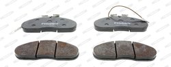 SET PLACUTE FRANA FERODO FVR792 - Compatibil cu MERCEDES-BENZ, NISSAN, RENAULT TRUCKS