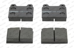 SET PLACUTE FRANA FERODO FVR84 - Compatibil cu PORSCHE, VW