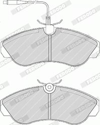 Set placute frana Ferodo FVR968
