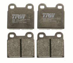 SET PLACUTE FRANA TRW GDB102 - Compatibil cu ALFA ROMEO, BMW, DAF, NSU, OPEL, PORSCHE, SAAB, TALBOT, VAUXHALL, VOLVO, VW